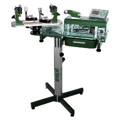 Stringing with top-of-the-line PRINCE 5000 Stringing Machine