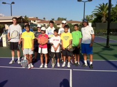 Santa Barbara School of Tennis Tournament Travel Team 2